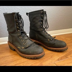 Ad Tec Fireman Logger Boots